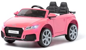 AUDI TT RS 12V PREMIUM CARRO ELÉTRICO INFANTIL 12V BANCO EM COURO E BORRACHA ROSA