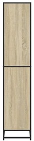 Estante 80,5x35x170,5 cm derivados de madeira carvalho sonoma