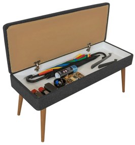 Conjunto de Móveis de Entrada Vegas – Sonomo/Antracite – Armário: 50x1