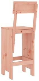 Cadeiras de bar 2 pcs 40x48,5x115,5cm madeira de douglas maciça