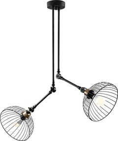 Candeeiro de Teto Beybisi – Preto – 83 x 83 cm