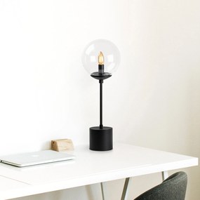 Candeeiro de Mesa Globo – Preto – 20 x 20 x 57 cm