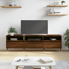 Móvel TV 150x30x44,5 cm derivados de madeira carvalho castanho
