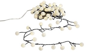 Cordão de luzes de Natal verde com 70 LEDs brancos 3,5m IP20 - Dasher