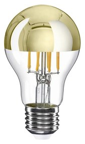 Lâmpada LED Meia Esfera Dourada Gota A60 7W 650Lm E27 2700K Dimmable - A12