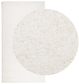 Tapete shaggy de pelo alto PAMPLONA 80x150 cm creme