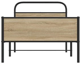 Estrutura cama s/ colchão derivados de madeira carvalho sonoma