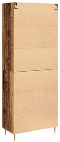 Armário Alto Madeira Velha 69.5x34x180 cm Madeira Engenharia