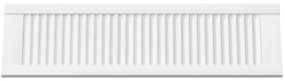 Portas de armário 2 pcs design de persiana 99x29,5 cm branco