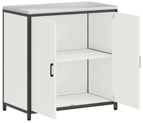 Armário de Armazenamento para Cozinha Branco 60 x 50 x 92 cm