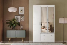 Roupeiro Lavinia – Branco – 105x210x50 cm