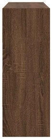 Sapateiras 2 pcs empilháveis 89,5x30x40 cm carvalho castanho