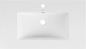 Mexen Atena lavatório embutido na bancada 80 x 46 cm, branco - 25018000