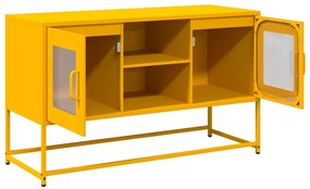 Móvel de TV 100,5x39x60,5 cm aço amarelo mostarda