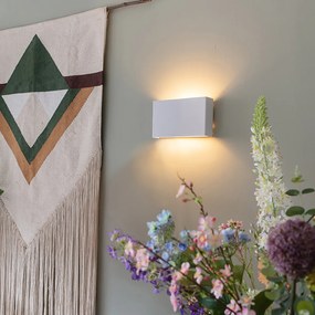 Candeeiro de parede inteligente branco 24 cm incl. 2 G9 WiFi - Otan