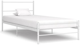 284692 vidaXL Estrutura de cama metal 90x200 cm branco