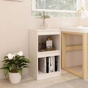 vidaXL Estante 40x30x71,5 cm pinho maciço branco