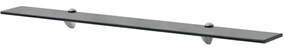 vidaXL Prateleira flutuante vidro 90x10 cm 8 mm