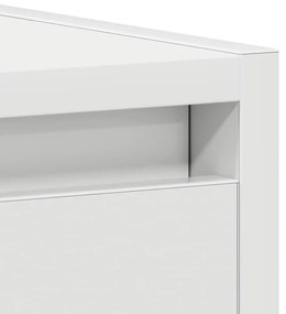 Armário de casa de banho 60x33x61 cm contraplacado branco