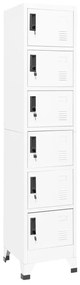 vidaXL Cacifo 38x40x180 cm aço branco