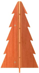 Árvore de Natal decorativa 69,5 cm pinho maciço castanho-mel