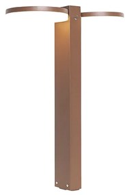 Candeeiro de pé exterior castanho ferrugem 50 cm com LED 2 luzes IP44 - Esmee
