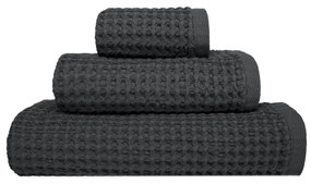Jogo de toalhas de banho de 3 peças - FAVO de SOREMA: Cinzento anthracite