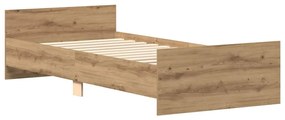 Estrutura de cama sem colchão 100x200cm derivados de madeira