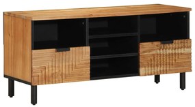 Estante para TV vidaXL 100x33,5x46 cm Madeira Sólida de Acácia