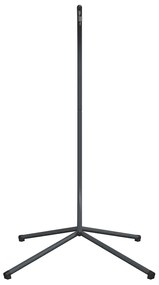 Cadeira forma de ovo suspensa com suporte aço antracite