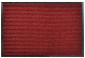 241272 vidaXL Tapete vermelho para porta em PVC 120 x 180 cm