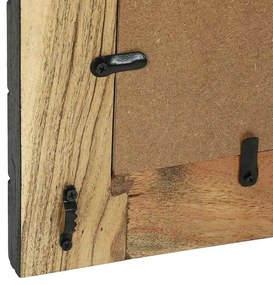 Espelhos 2 pcs 50x2x50 cm Madeira Sólida de Acácia