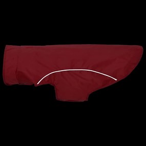 Capa de chuva para cães com tiras reflectoras vermelho L
