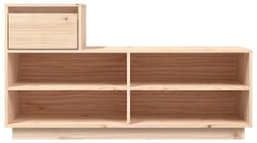 Sapateira 110x34x61 cm madeira de pinho maciça