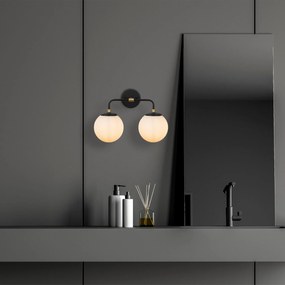 **** Candeeiro de Parede Horn – Preto – 37 x 21 x 27 cm

**