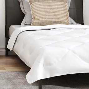 Duvet para Todas as Estações Branco 155 x 220 cm Microfibra