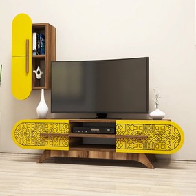 Unidade TV Defne – Nogueira Amarela – 145 x 37 x 35 cm