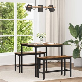 vidaXL Mesas de jantar METAL