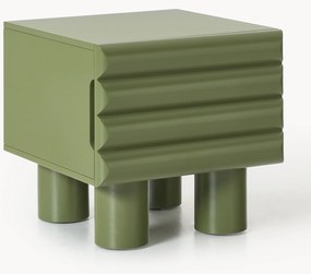 Mesa de cabeceira com gaveta Fana, verde