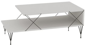 Mesa de Centro Loire – Branco – 100x40x50 cm