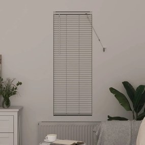 Persiana de Janela com cortinas Outros Manual Branco 80 x 130 cm Alumí