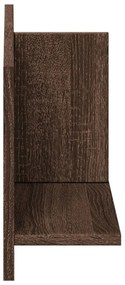 Armário parede 70x16,5x30 cm deriv. madeira carvalho castanho