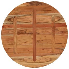 Tampo de mesa redondo Ø90x3,8 cm madeira de acácia maciça