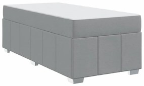 Estrutura da Cama Cinzento-claro 80 x 200 cm tecido