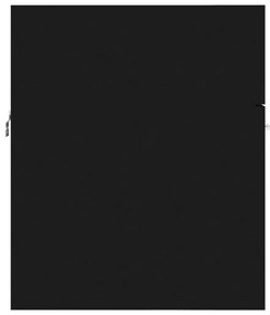 Armário lavatório 41x38,5x46 cm derivados de madeira preto