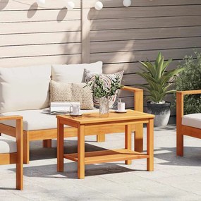 vidaXL Mesa Lateral Castanho 70 x 40 x 45 cm Madeira Sólida de Acácia