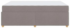 Estrutura da Cama Cinzento-acastanhado 160 x 200 cm tecido