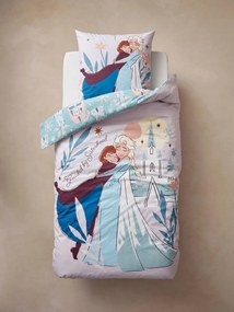 Agora -15% | Conjunto capa de edredon + fronha de almofada para criança, Disney® Frozen cru