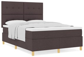 Cama Box com Colchão Castanha 160x200 cm Tecido