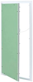 vidaXL Painel de Acesso Verde e Prata 45 x 85 cm Alumínio e Gesso